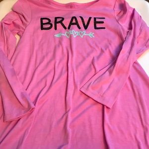 “Brave” Justice long sleeve top